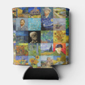 Vincent van Gogh - Meisterwerke Mosaic Patchwork Dosenkühler (Rückseite)