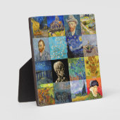 Vincent van Gogh - Meisterwerke Mosaic Patchwork Fotoplatte (Vorderseite)