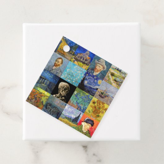 Vincent van Gogh - Meisterwerke Mosaic Patchwork Geschenkanhänger (Beispiel)
