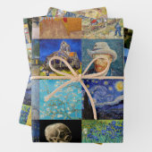 Vincent van Gogh - Meisterwerke Mosaic Patchwork Geschenkpapier Set (Beispiel)