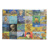 Vincent van Gogh - Meisterwerke Mosaic Patchwork Kissenbezug (Rückseite)