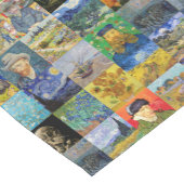 Vincent van Gogh - Meisterwerke Mosaic Patchwork Kurzer Tischläufer (Ecke)