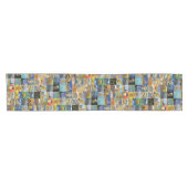 Vincent van Gogh - Meisterwerke Mosaic Patchwork Kurzer Tischläufer (Horizontal)