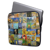 Vincent van Gogh - Meisterwerke Mosaic Patchwork Laptopschutzhülle (Vorderseite Links)