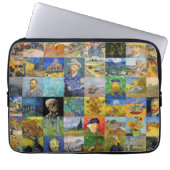 Vincent van Gogh - Meisterwerke Mosaic Patchwork Laptopschutzhülle (Vorderseite)