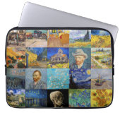 Vincent van Gogh - Meisterwerke Mosaic Patchwork Laptopschutzhülle (Vorderseite)