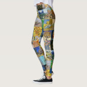 Vincent van Gogh - Meisterwerke Mosaic Patchwork Leggings (Links)