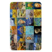 Vincent van Gogh - Meisterwerke Mosaic Patchwork Magnet (Vertikal)