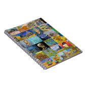 Vincent van Gogh - Meisterwerke Mosaic Patchwork Notizblock (Rechte Seite)