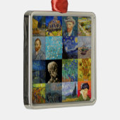 Vincent van Gogh - Meisterwerke Mosaic Patchwork Ornament Aus Metall (Rechts)