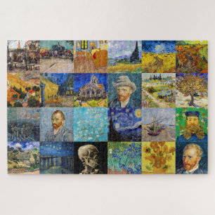 Vincent van Gogh - Meisterwerke Mosaic Patchwork Puzzle