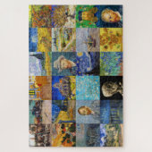 Vincent van Gogh - Meisterwerke Mosaic Patchwork Puzzle (Vertikal)