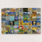 Vincent van Gogh - Meisterwerke Mosaic Patchwork Puzzle (Horizontal)