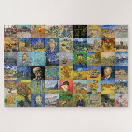 Vincent van Gogh - Meisterwerke Mosaic Patchwork Puzzle
