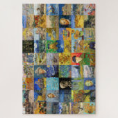 Vincent van Gogh - Meisterwerke Mosaic Patchwork Puzzle (Vertikal)