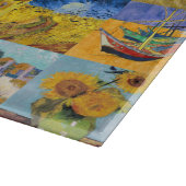 Vincent van Gogh - Meisterwerke Mosaic Patchwork Schneidebrett (Ecke)