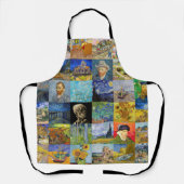 Vincent van Gogh - Meisterwerke Mosaic Patchwork Schürze (Vorderseite)