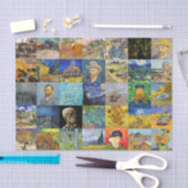 Vincent van Gogh - Meisterwerke Mosaic Patchwork Seidenpapier (Handwerk)