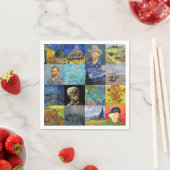 Vincent van Gogh - Meisterwerke Mosaic Patchwork Serviette (Beispiel)