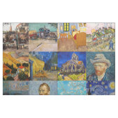 Vincent van Gogh - Meisterwerke Mosaic Patchwork Stoff (Fat Quarter (45,7 x 55,9 cm))