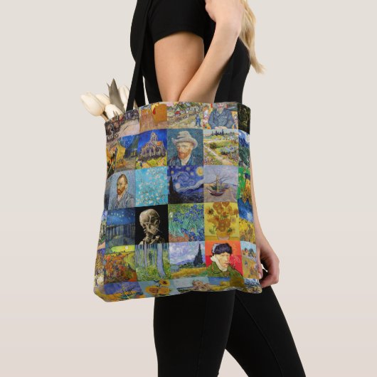 Vincent van Gogh - Meisterwerke Mosaic Patchwork Tasche (Von Nahem)