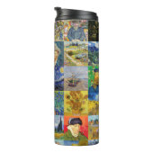 Vincent van Gogh - Meisterwerke Mosaic Patchwork Thermosbecher (Nach rechts gedreht)