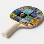 Vincent van Gogh - Meisterwerke Mosaic Patchwork Tischtennis Schläger (Vorderseite)