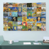Vincent van Gogh - Meisterwerke Mosaik Patchwork Banner (Messe)