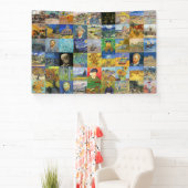Vincent van Gogh - Meisterwerke Mosaik Patchwork Banner (InSitu)