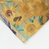 Vincent van Gogh - Meisterwerke Mosaik Patchwork Fleecedecke (Ecke)
