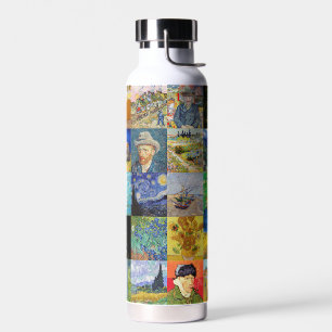 Vincent van Gogh - Meisterwerke Mosaik Patchwork Trinkflasche