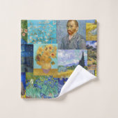 Vincent Van Gogh - Meisterwerke Patchwork Badhandtuch Set (Waschlappen)