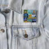 Vincent Van Gogh - Meisterwerke Patchwork Button (Beispiel)