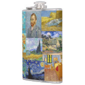 Vincent Van Gogh - Meisterwerke Patchwork Flachmann (Links)