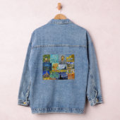 Vincent Van Gogh - Meisterwerke Patchwork Jeansjacke (Hangar)