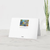 Vincent Van Gogh - Meisterwerke Patchwork Karte (Rückseite)