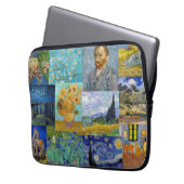 Vincent Van Gogh - Meisterwerke Patchwork Laptopschutzhülle (Vorderseite Links)