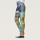 Vincent Van Gogh - Meisterwerke Patchwork Leggings (Links)