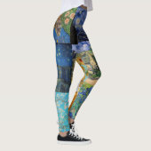 Vincent Van Gogh - Meisterwerke Patchwork Leggings (Rechts)
