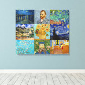 Vincent Van Gogh - Meisterwerke Patchwork Leinwanddruck (Insitu (Holzboden))