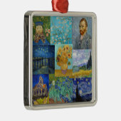 Vincent Van Gogh - Meisterwerke Patchwork Ornament Aus Metall (Rechts)