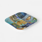 Vincent Van Gogh - Meisterwerke Patchwork Pappteller (Gewinkelt)