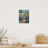 Vincent Van Gogh - Meisterwerke Patchwork Poster (Küche)