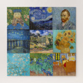 Vincent Van Gogh - Meisterwerke Patchwork Puzzle (Vertikal)