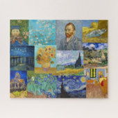 Vincent Van Gogh - Meisterwerke Patchwork Puzzle (Horizontal)