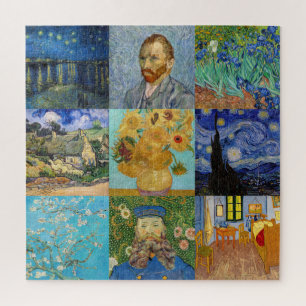 Vincent Van Gogh - Meisterwerke Patchwork Puzzle