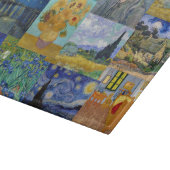 Vincent Van Gogh - Meisterwerke Patchwork Schneidebrett (Ecke)