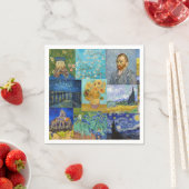 Vincent Van Gogh - Meisterwerke Patchwork Serviette (Beispiel)