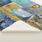 Vincent Van Gogh - Meisterwerke Patchwork Sherpadecke (3/4)
