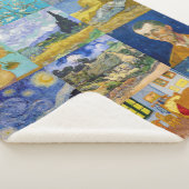 Vincent Van Gogh - Meisterwerke Patchwork Sherpadecke (3/4)